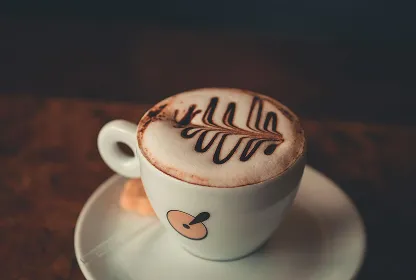 Aesthetic cappuccino.